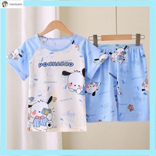 【當季新款】a類品睡衣 短袖短褲套裝 6-12歲 3-8歲 兒童睡衣夏季卡通短袖薄款小女孩寶寶男童中大童空調服家居服套裝