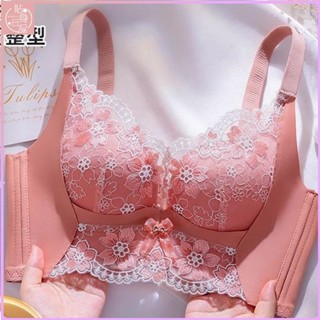 💕貼身優選💕無鋼圈小胸集中爆乳上託大尺碼側收副乳蕾絲蝴蝶結加長內衣TS568