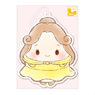 迪士尼Disney 造型繫繩卡片-貝兒 墊腳石購物網
