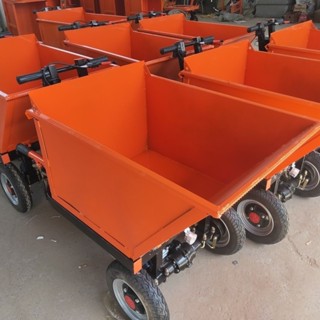 【購買詢實價】手推車 電動手推車 灰鬥翻鬥車 工程工地拉磚上料裝修養殖搬運拉灰三輪車 FUQ0