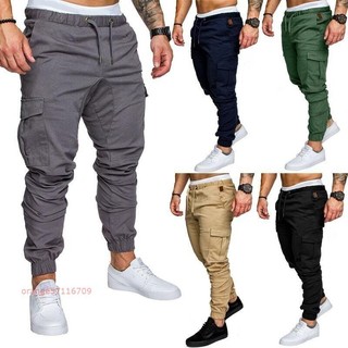 聚香苑褲Jogger Pants Men Fitness Bodybuilding Gyms Pants Trouser