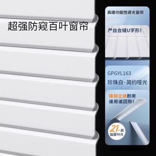 新款百葉窗打孔遮光衛生間辦公室浴室陞降臥室捲簾防水遮陽拉珠 漢鑫貿易企業社