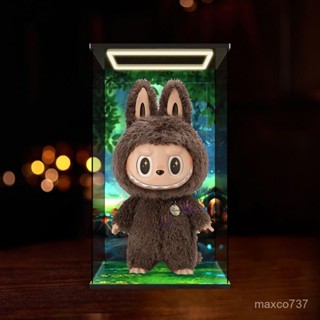 🔥限時低價🔥 拉布布 亞克力展示盒 防塵展示盒 labubu展示盒 拉布布收納盒 大首領展示盒 大首領防塵盒 燈光展示盒