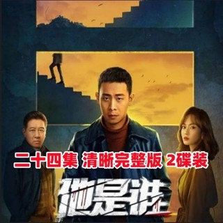 【婷婷隨身聽】【他是誰】都市警匪電視劇DVD碟片光碟24集2碟裝 張譯 陳雨鍶家用