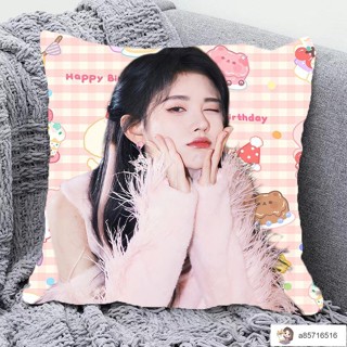 明星偶像抱枕 沙發枕 枕頭💖鞠婧禕抱枕SNH48明星周邊枕頭真人照片定製沙發臥室靠枕生日禮物