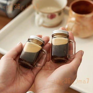 ❣️臺灣發貨❣️咖啡冷萃杯 便攜玻璃杯 玻璃瓶小號 迷你空瓶 外帶 小眾 爆款日式 35ml 露營便攜杯