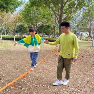 幼兒園兒童體能平衡訓練器材走扁帶戶外拓展運動體能鍛鍊玩具走繩 雙鑫