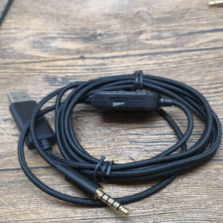 模擬7.1音效卡USB 適用羅技 Astro A10 A40 電腦遊戲耳機音訊編織綫