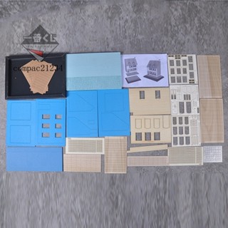 72H發貨⚔精美模玩⚔場景模型套件DIY手工製作材料情景建築咖啡館樓房子房屋沙盤1:35