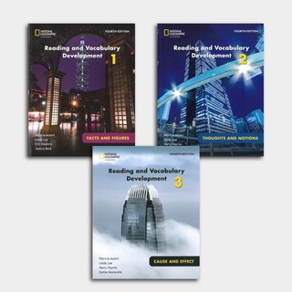 [華通書坊]Reading and Vocabulary Development 4e(1/2/3)：Facts & Figures/Thoughts & Notions/Cause & Effect /Ackert