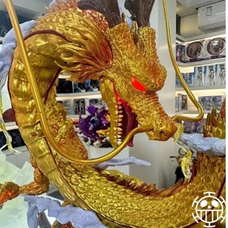 *超級賽亞人*〖優質版〗七龍珠 YOYO 金色神龍與小悟空 動漫 手辦 模型 雕像 高顏值 金神龍與小悟空 GK