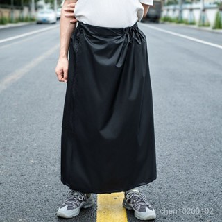 臺灣有貨-可開發票防水褲裙男女電動車電瓶車防雨裙子一片式雨衣騎車替雨褲護腿擋雨 WNPY