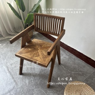 <覓心家居>老榆木板凳換鞋凳吧臺凳圓凳方板凳風化舊門板榫卯全實木古樸凳子