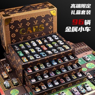 🔥臺灣出貨📢 六一閤金兒童玩具車玩具男孩金屬迴力套裝小汽車模擬賽車模型禮物 5Y5O