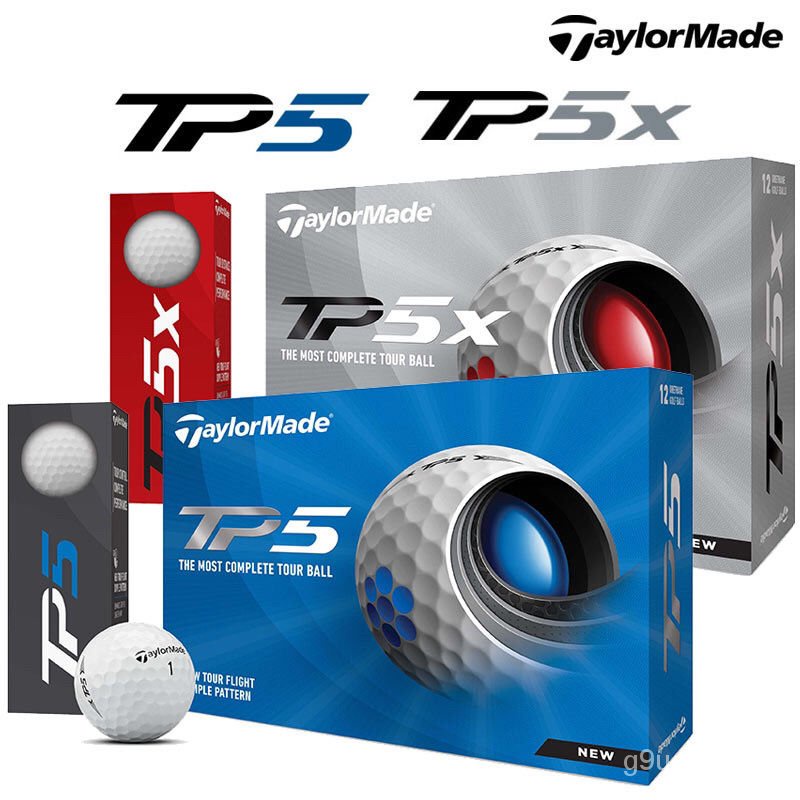 【最優惠】泰勒梅高爾夫球Taylormade TP5 TP5X 五層球巡迴賽明星用球2021款 4Y6X