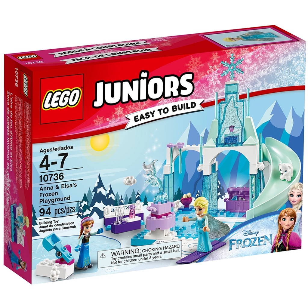 ✨愛子小姐✨ LEGO 樂高 JUNIORS  10736安娜和艾莎的冰雪樂園 已絕版