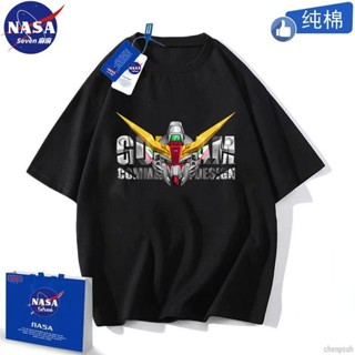 【鋼彈衣服】NASA卡通機動戰士短袖男童夏季高達衣服純棉T恤帥氣學生中大童裝
