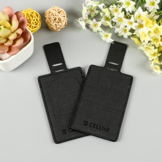 【客製化】行李牌 定做旅行簡約商務行李牌加厚PU皮革登機牌橫豎翻蓋行李箱吊牌訂製