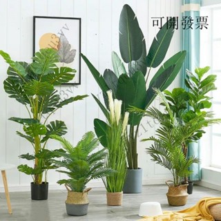免運包稅 含發票 模擬綠植 假植物 旅人蕉仿生綠植盆栽 大型室內裝飾擺件假樹模擬樹