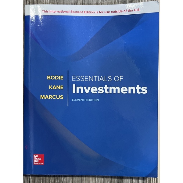 ［二手書］投資學Essentials of Investments （7版）