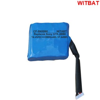 WITBAT適用SO NI GTK-XB60藍牙音響電池LIP4160HEPC🎀