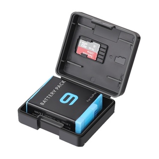 2PCS Battery Protective Storage Box Case with TF Card Holder