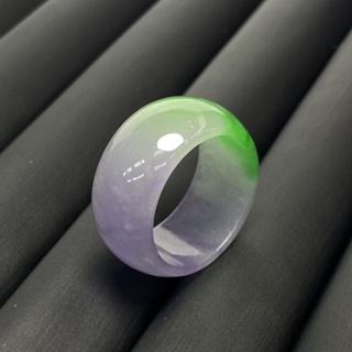 【✨新品熱賣✨】大促好貨冰種新款紫羅蘭戒指男女衕款 春彩戒指