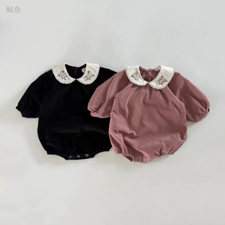 春秋款寶寶衣服 嬰兒長袖爬服 蕾絲連體包屁衣 新生兒衣服 連體衣 嬰兒爬服 兒童包屁衣 寶寶包屁衣