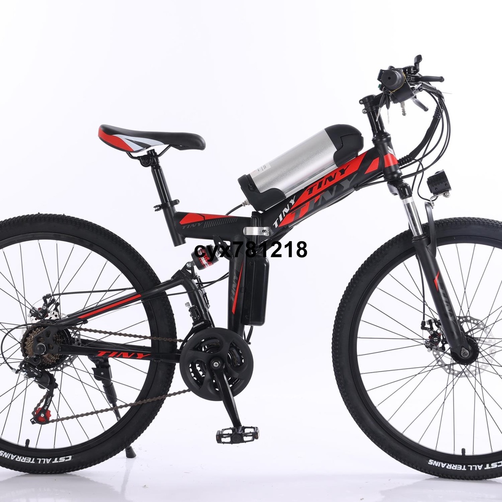 優品好物#🔥新款26寸折疊山地鋰電車助力36付續航高碳電助力山地車助力自行車