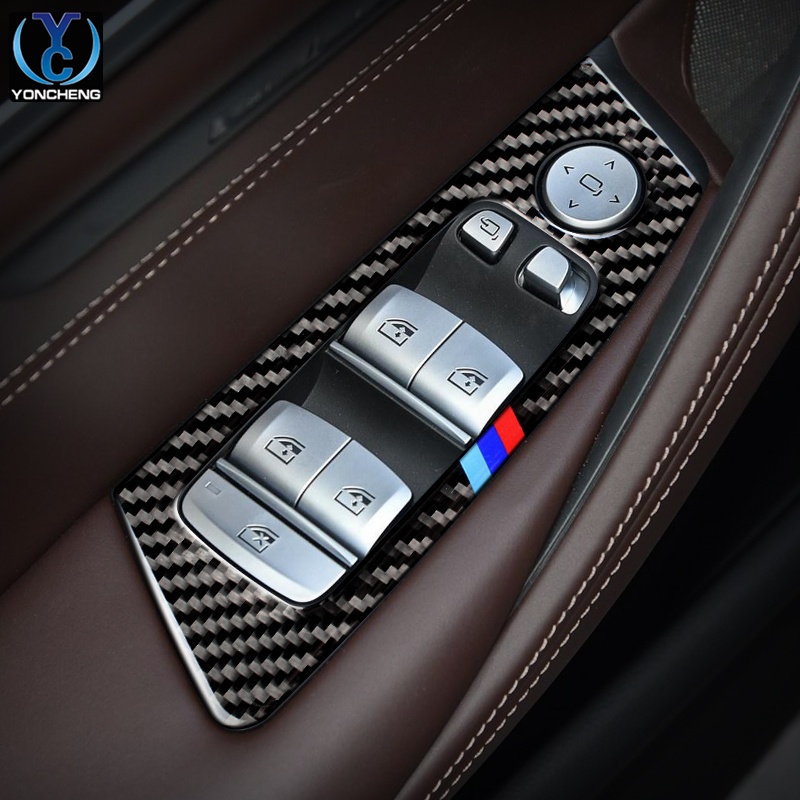 BMW 18-19新寶馬5系G30配件內飾改裝528 530 540車門升窗裝飾框