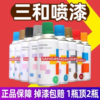✨免運✨三和自動噴漆手搖噴漆汽車專用黑色白色金屬漆傢具木器漆劃痕修複