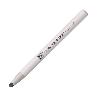 【Kuretake 日本吳竹】ZIG Clean Color Dot 單頭點點筆-淺灰色 墊腳石購物網