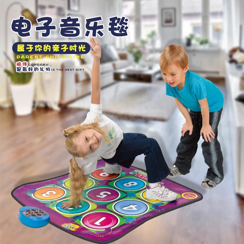 親子互動遊戲 益智玩具 親子互動兒童多功能數字跳舞毯兒童早敎益智玩具 親子互動玩具電子音樂毯饞樂園