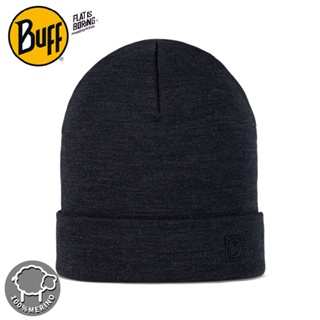 【BUFF 西班牙 耐寒-500gsm美麗諾羊毛精靈帽《素面靛藍》】111170/針織帽/毛帽/休閒帽
