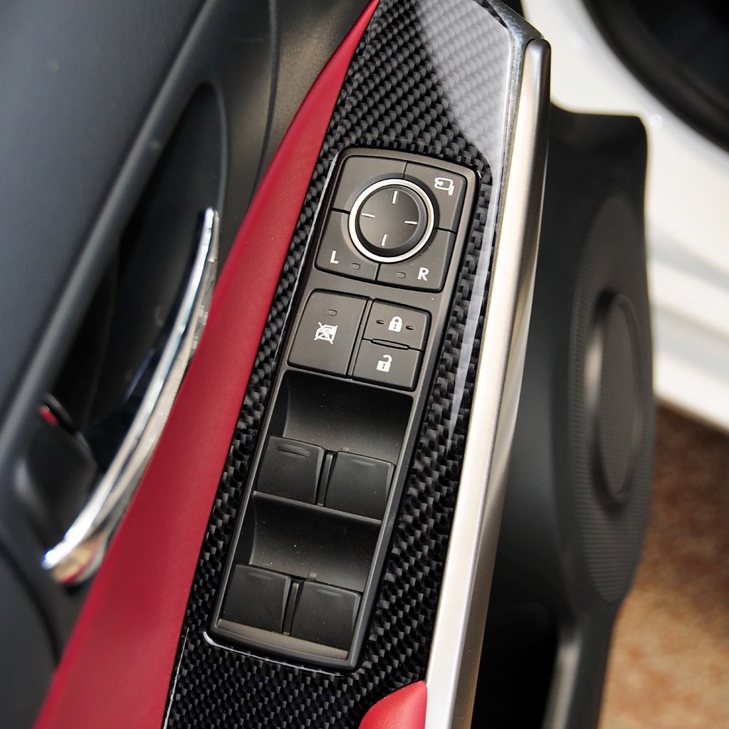 ✨2013-2020年 凌志 Lexus IS250 升降面板 碳纖維 內飾改裝 升窗裝飾框 卡夢 內飾貼
