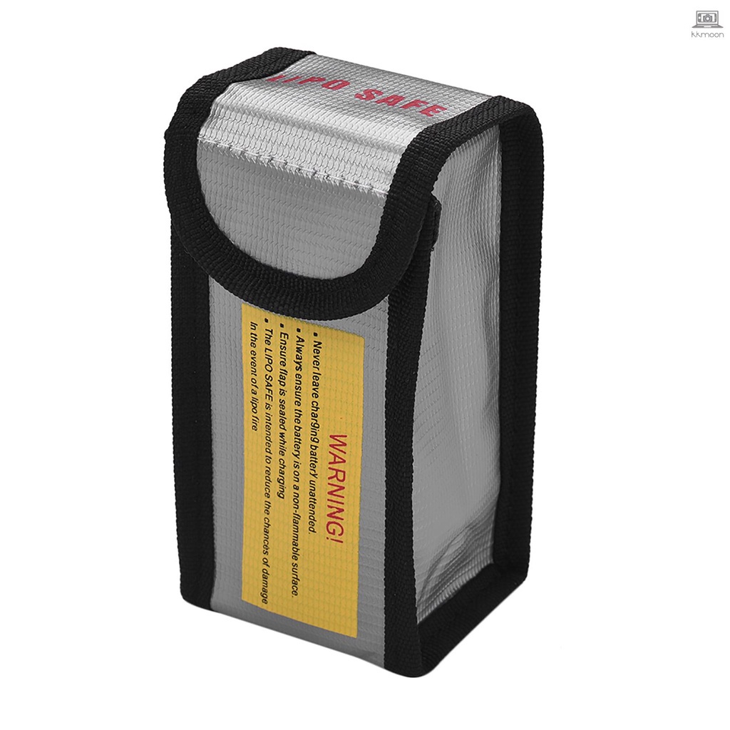 小號電池防爆袋防火電池充電保護袋長款12.5*6.5*5.5cm