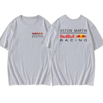 f1賽車服紅牛車隊21新款賽車服員工服定制休閑夏季男女短袖T恤衫