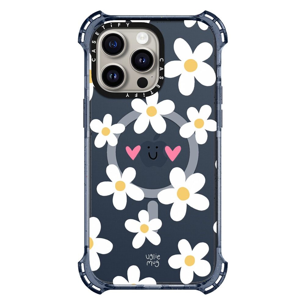 CASETiFY 保護殼 iPhone 15 Pro/15 Pro Max 微笑小雛菊 Uglie Mug Bloom