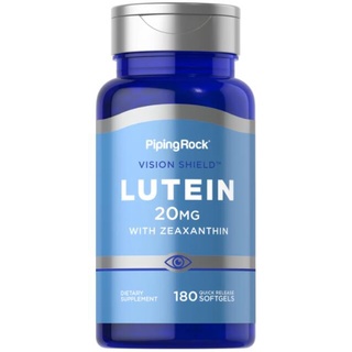 【Piping Rock】免運 葉黃素 Lutein 20mg 180顆