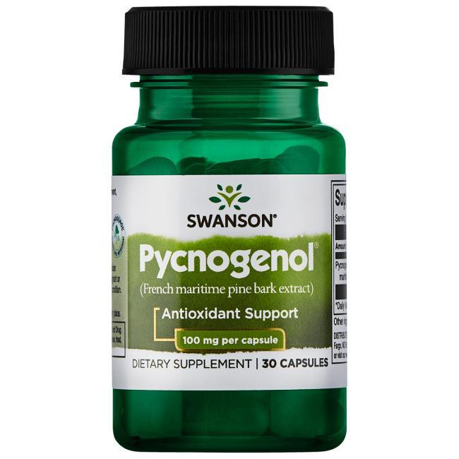 【Swanson】免運 碧蘿芷 Pycnogenol 100mg (法國濱海松樹皮菁華萃取) 30顆