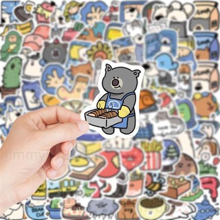 【全店免運】拍50送50 動物旅社貼紙 實驗室insdiy手賬素材貼紙 封口貼 筆電貼紙 防水 滑板冰箱ipad水杯保溫