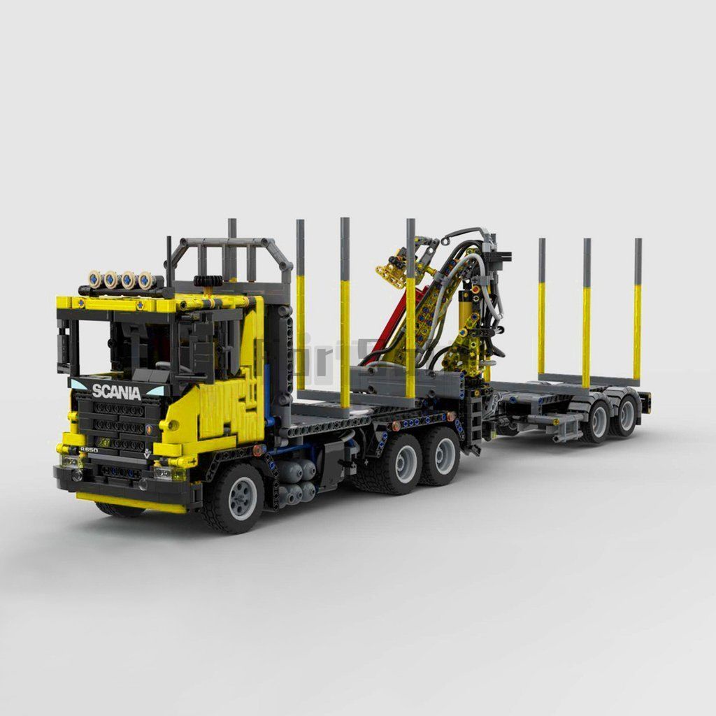 工程車積木 MOC-65379 XT系列 氣動林業工程卡車 2237p 國產拼裝積木兼容樂高
