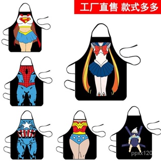 🔔台灣最低價👏 創意 搞怪 個性 圍裙 無袖 時尚 可愛 廚房 傢用 防水圍腰 女 情侶