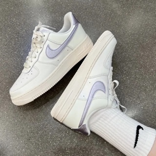 Nike Air Force 1 奶茶 金箔 DQ7569-102 仙境紫 DV7470-100