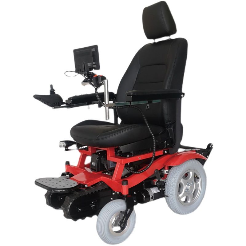 【臺灣專供】全自動爬樓輪椅車下側履帶式爬樓輪椅電動上下樓爬樓神器爬樓機