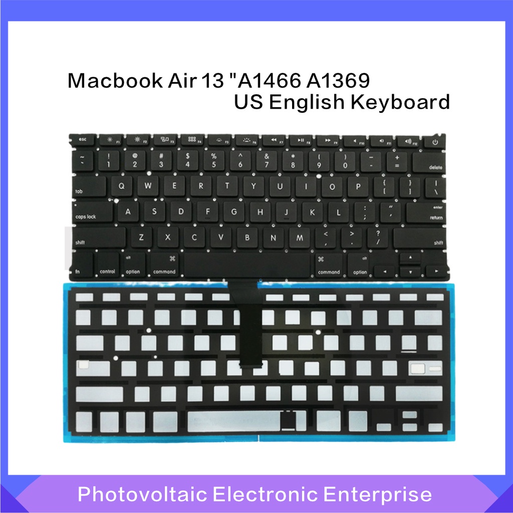 ♛【全新】適用於Macbook Air 13“A1466 A1369鍵盤背光英