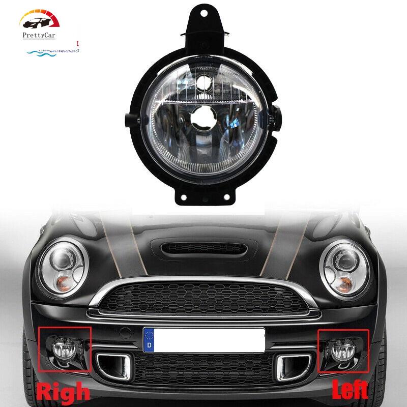💕BMW 1x 前保險槓霧燈行車燈罩適用於寶馬 Mini Cooper R55 R56 R57 R58 R59 200