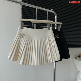 🎀短裙🎀毛呢半身裙高腰百褶裙秋冬辣妹防走光短裙顯瘦小個子a字裙子