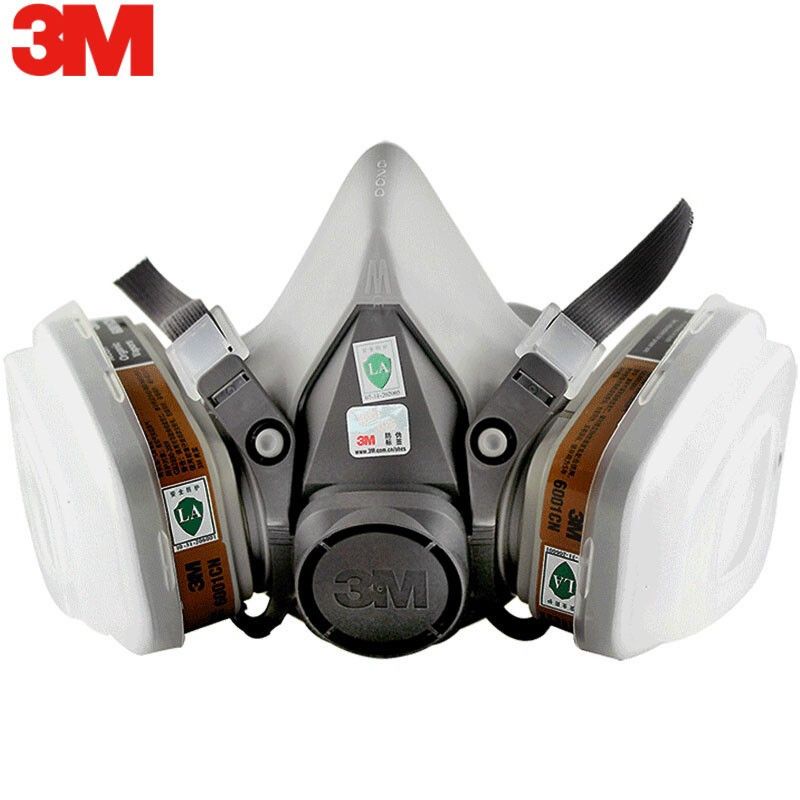 志玲旗艦店3M 620P呼吸防護套裝面具噴漆防護面罩防化工氣體粉塵活性炭口罩