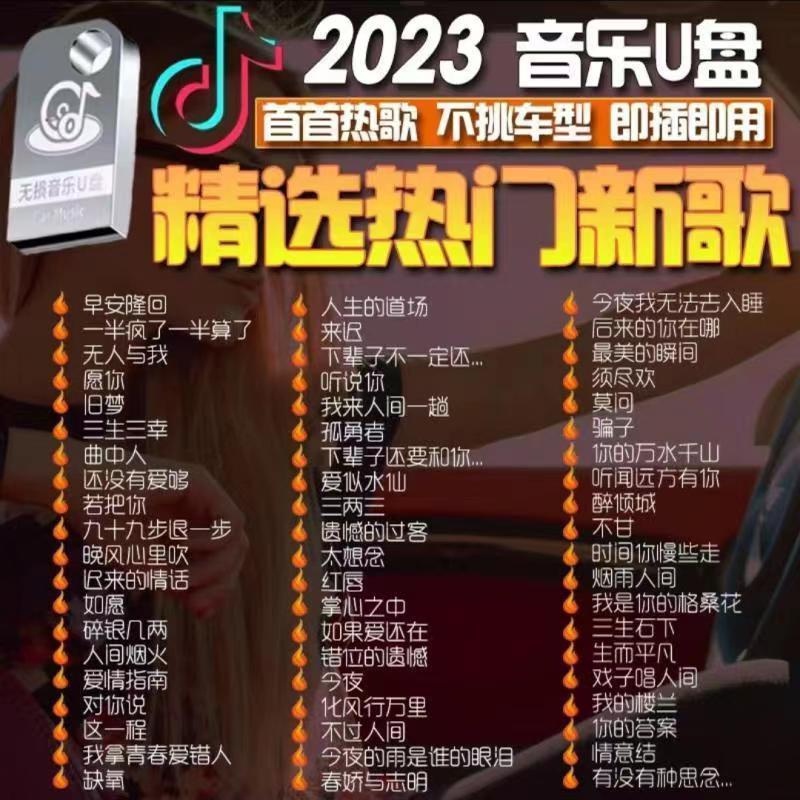台灣熱銷 4000首歌 無損音質 2023新款流行歌曲 usb音樂 車用盤 汽車專用U盤 MP3經典老歌 隨身碟 抖音